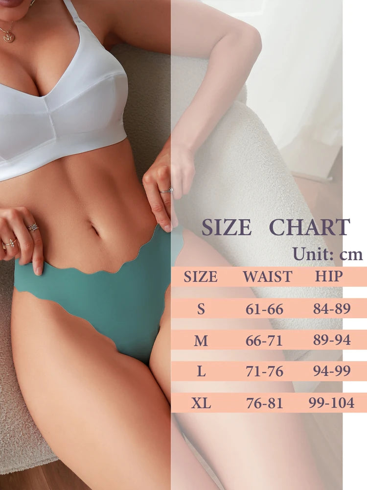 6-Pack Seamless Ruffled Thongs — Ultra-Soft Low-Rise G-String Panties