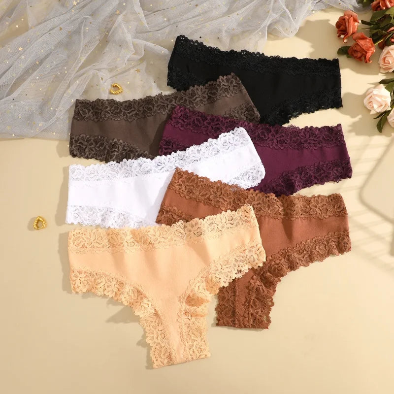 Cotton G-String Thong – Soft Breathable Low-Rise Underwear for Women (S–XL, 6 Colors)