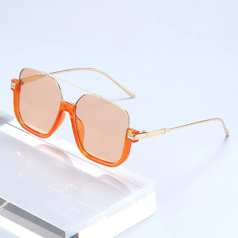 Unisex Double-Bridge Sunglasses | Metal Frame