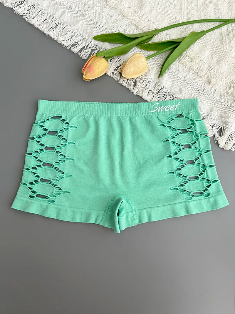 Seamless Mesh Boyshort Panties – No Show Underwear for Women | Sports & Everyday Comfort