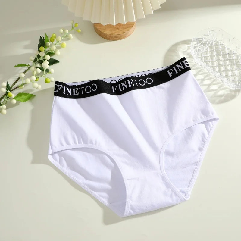 6-Pack Seamless Cotton Brief Panties – Breathable Low-Rise Underwear for Women (S–2XL, 10 Color Sets)