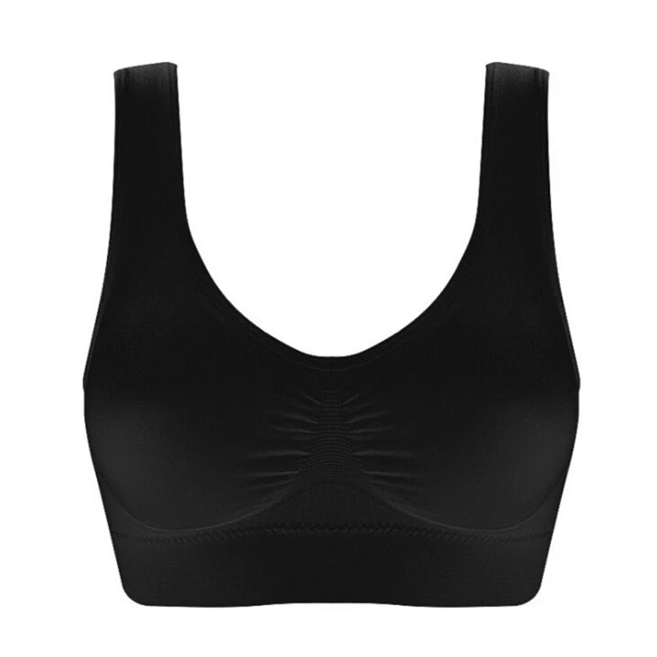 Women's Seamless Push-Up Sports Bra – Wire-Free Padded Vest Bralette | Gym Fitness Running