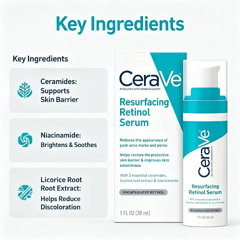CeraVe Resurfacing Retinol Serum – 30ml