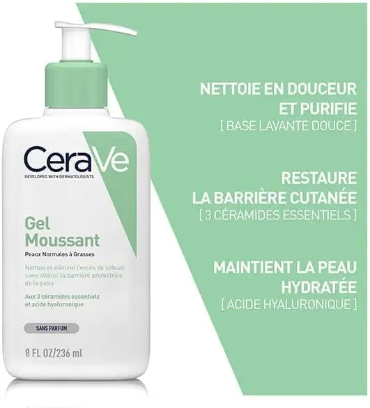 CeraVe Foaming Cleanser for Normal to Oily Skin – 473ml