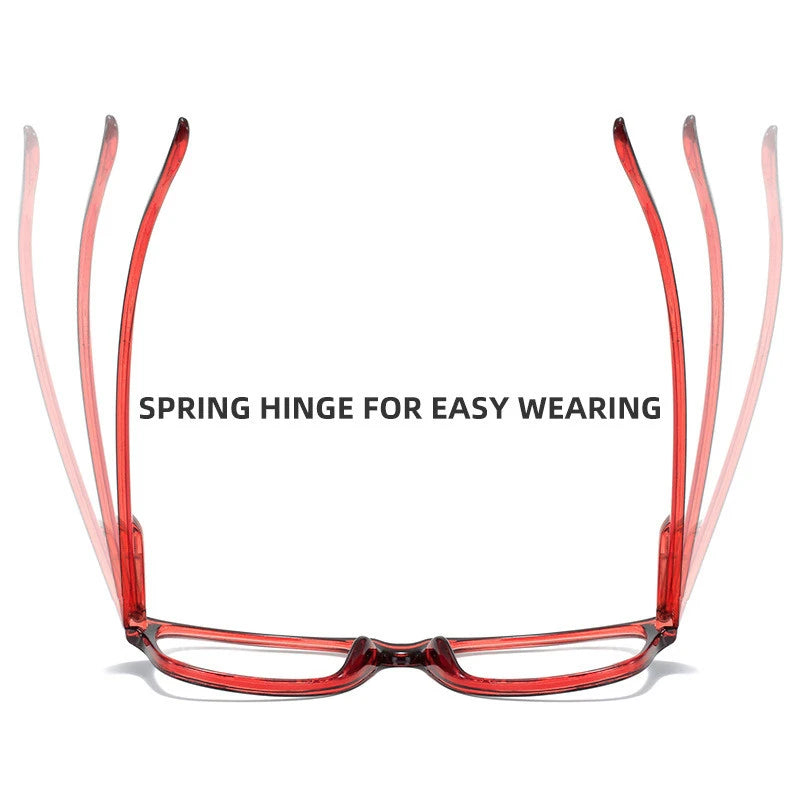 Square Reading Glasses | 4 Frame Colors, +1.00 to +4.00