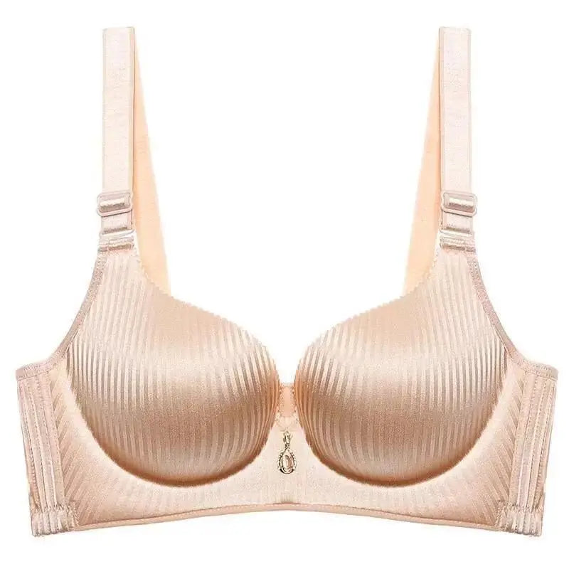 Women's 10CM Extreme Push Up Bra | Side Smoothing Wireless Lift for AA/A/B Cup | Seamless Breathable Bra for Small Flat Chest (32–38 / 70–85)