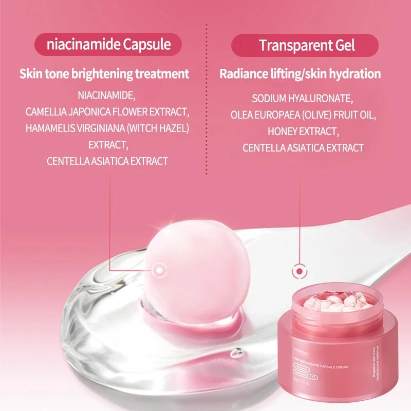 JAYSUING Pink Collagen PDRN Capsule Cream with Niacinamide