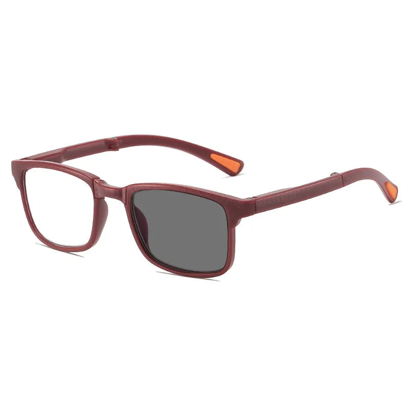 Folding Square Reading Glasses | Optional Case | +1.00 to +4.00