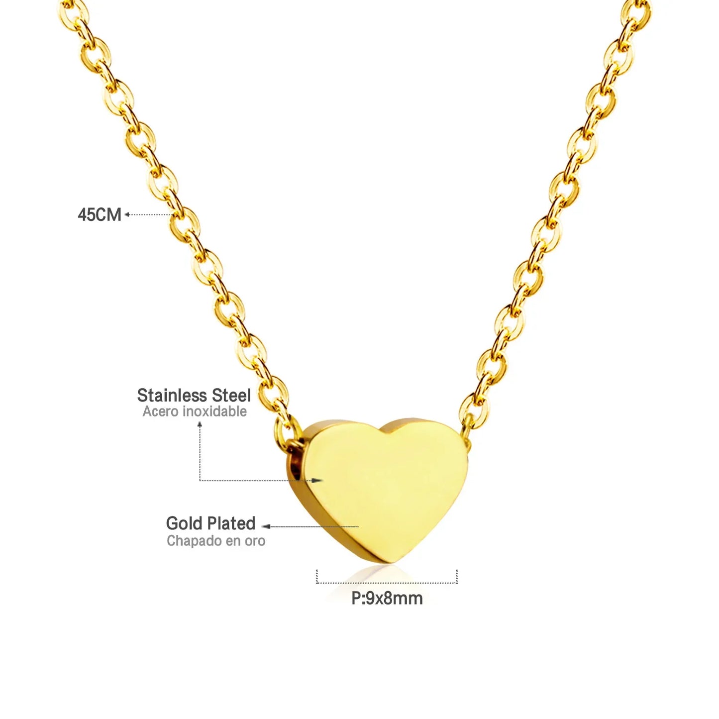 Shell Jewelry Set – 18K Gold-Plated Stainless Steel Necklace, Earrings & Bracelet for Women