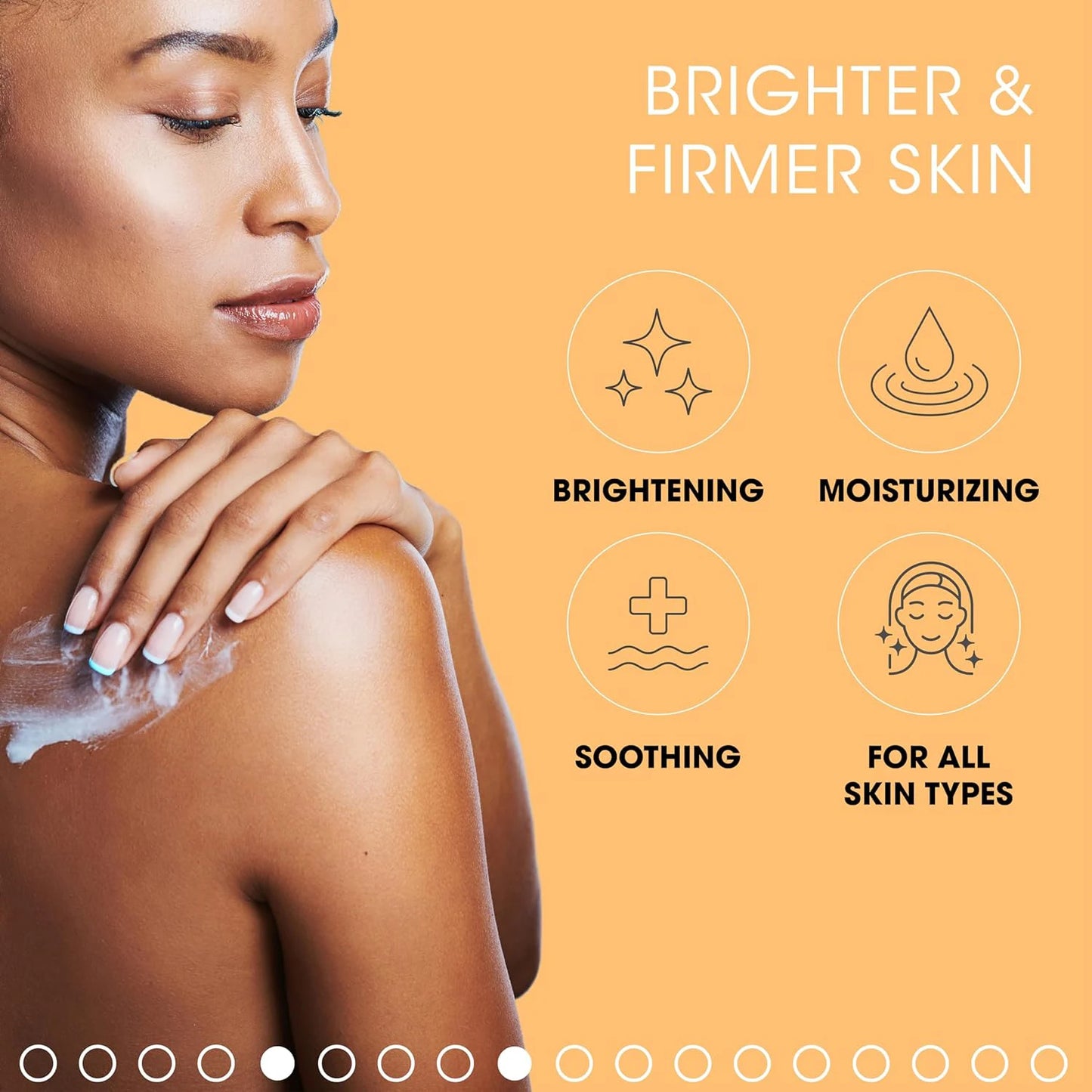 AHA + Vitamin C & E Whitening Body Lotion – Brightening, Exfoliating & Anti-Aging Body Cream (500ml)