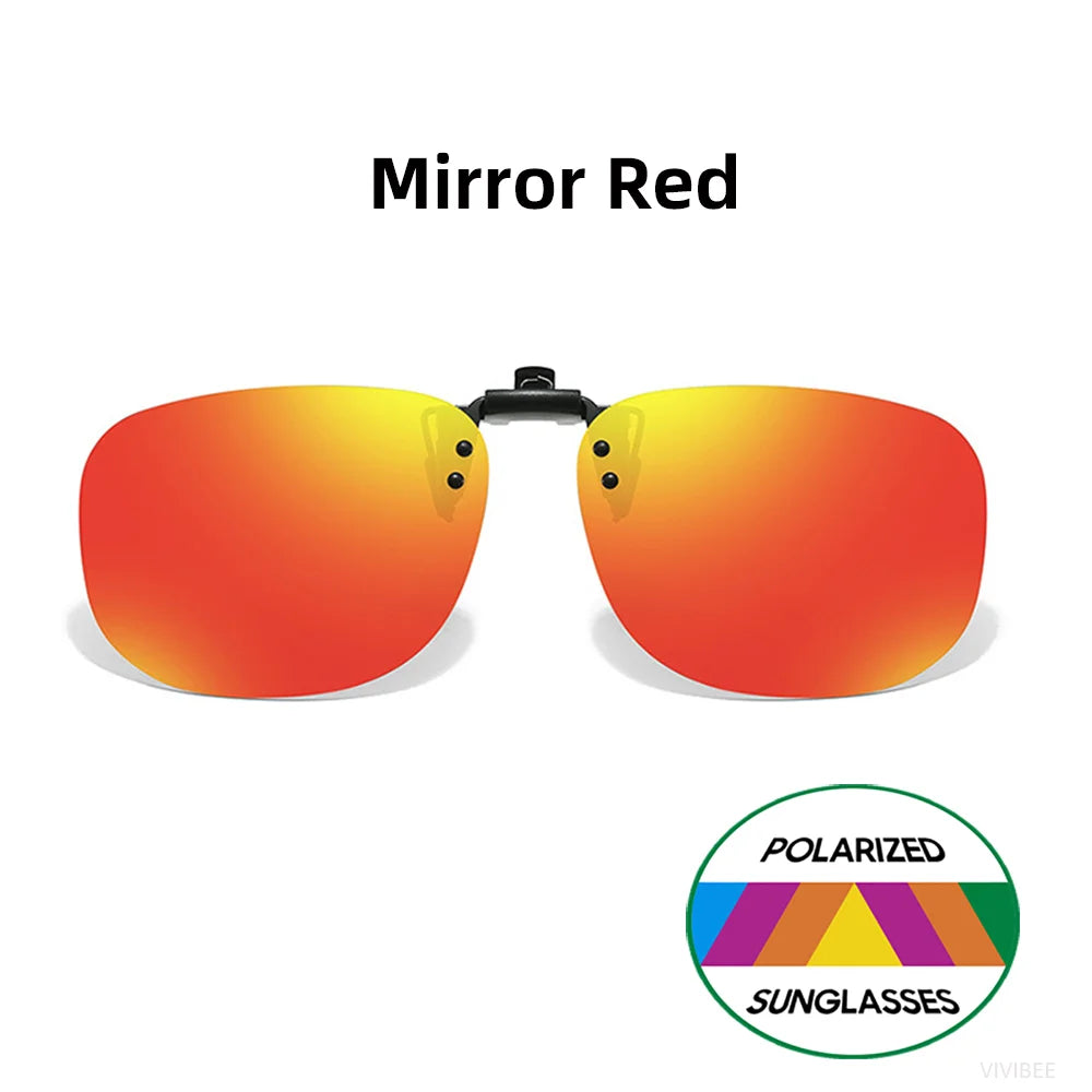 Pilot-Style Flip-Up Clip-On Sunglasses | Lens Options
