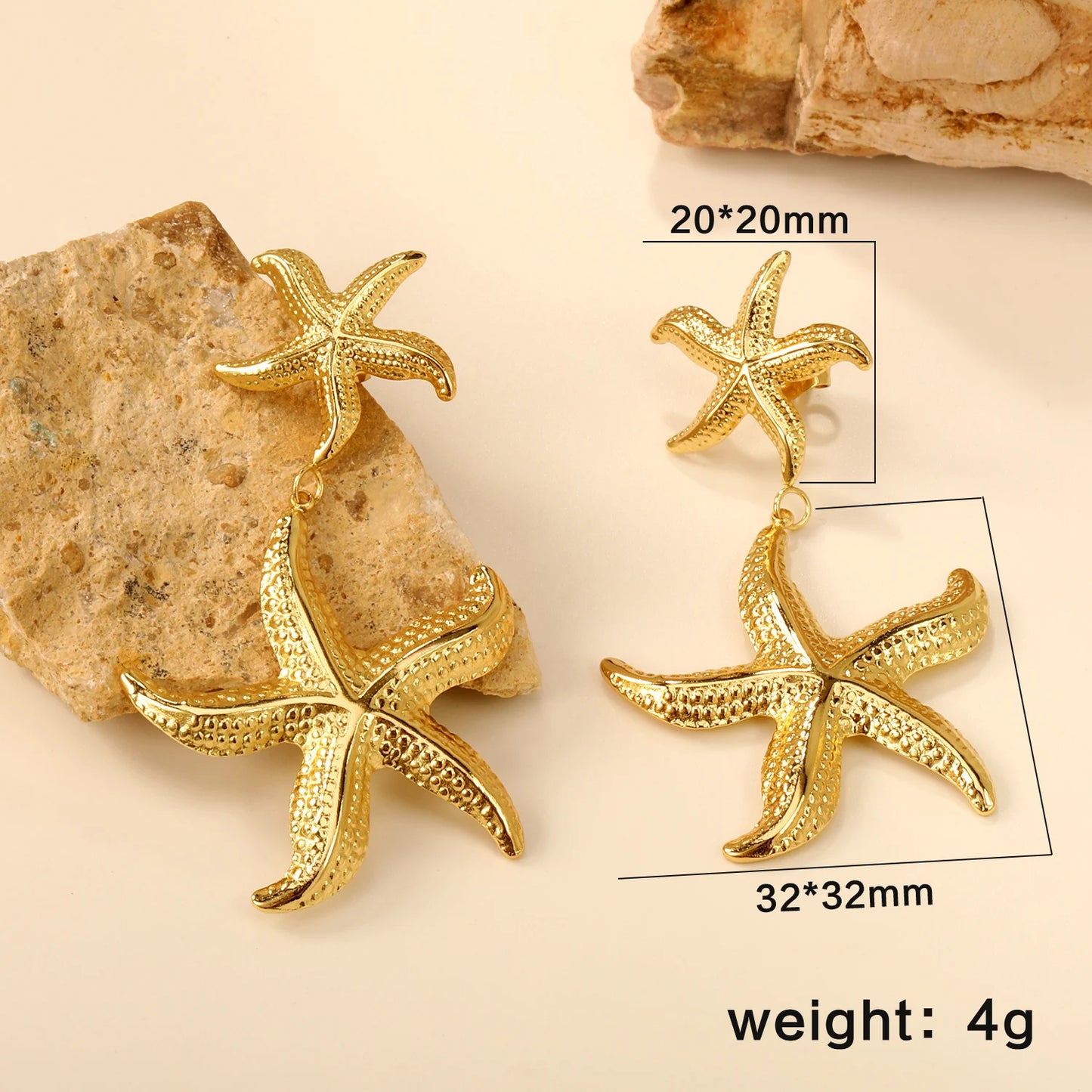 Round Stud Earrings – 18K Gold-Plated Geometric Stainless Steel Piercing Earrings for Women