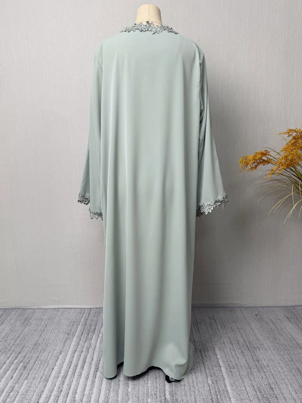 Women's Luxury Embroidered Abaya | Sequin & Bead Detail | Gulf Style