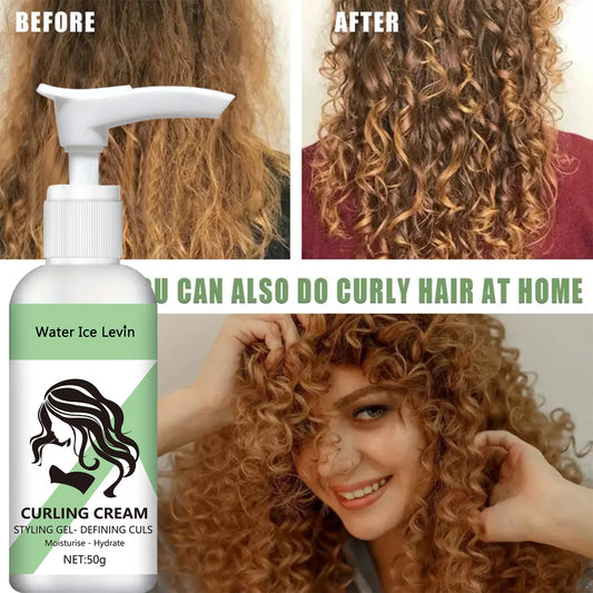 Curl Enhancer Cream – Keratin, Biotin & Coconut Oil for Defined, Elastic & Shiny Curls