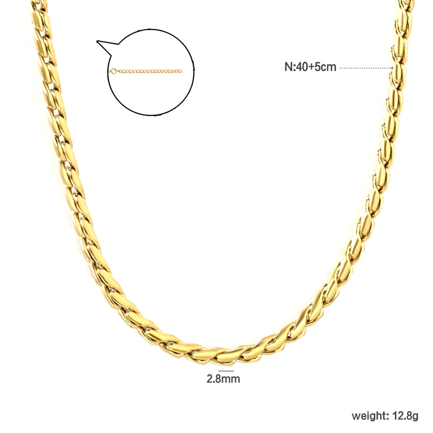 Snake Bone Chain Choker – French Statement Metal Tube Collar Necklace for Women