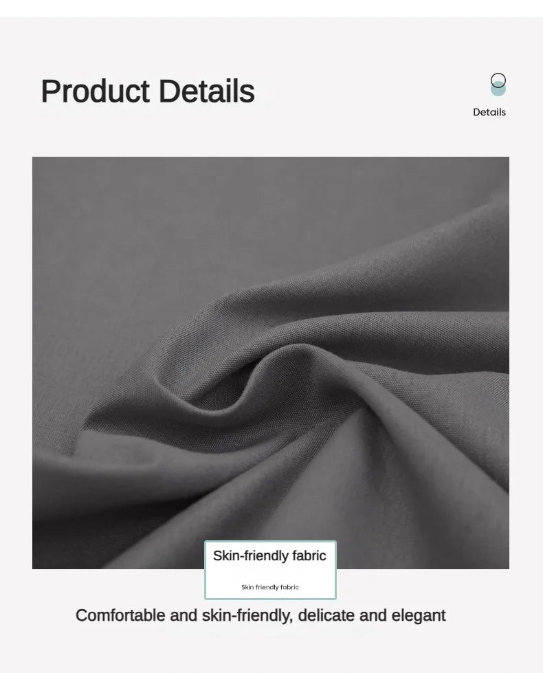 Soft Polyester Flat Bed Sheet, Solid Color Top Sheet