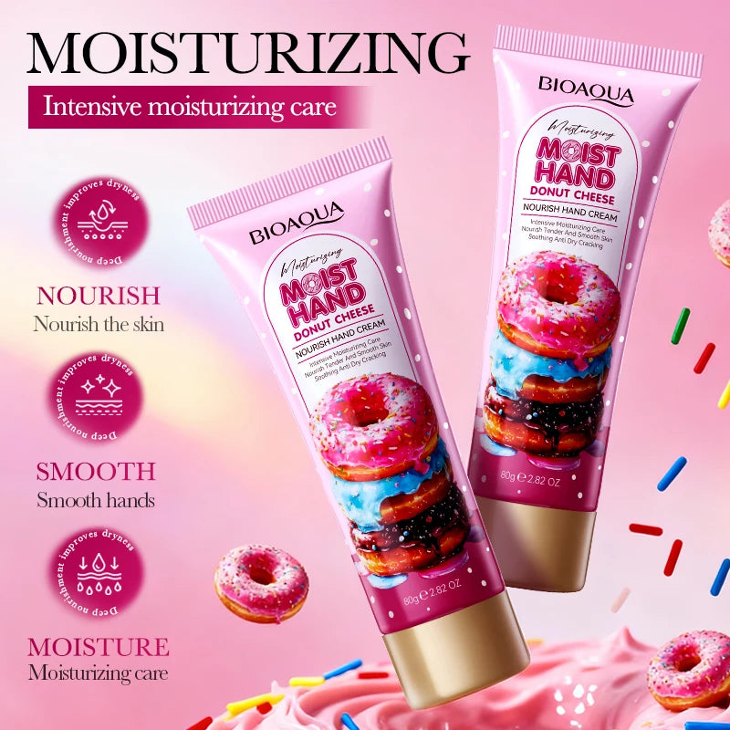 BIOAQUA Moisturizing Hand Cream – 80g, Four Scent Options