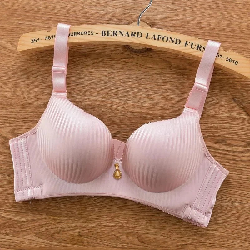 Women's 8CM Thick Padded Push Up Bra | Wireless Seamless T-Shirt Bra for Small Chest (32–38)