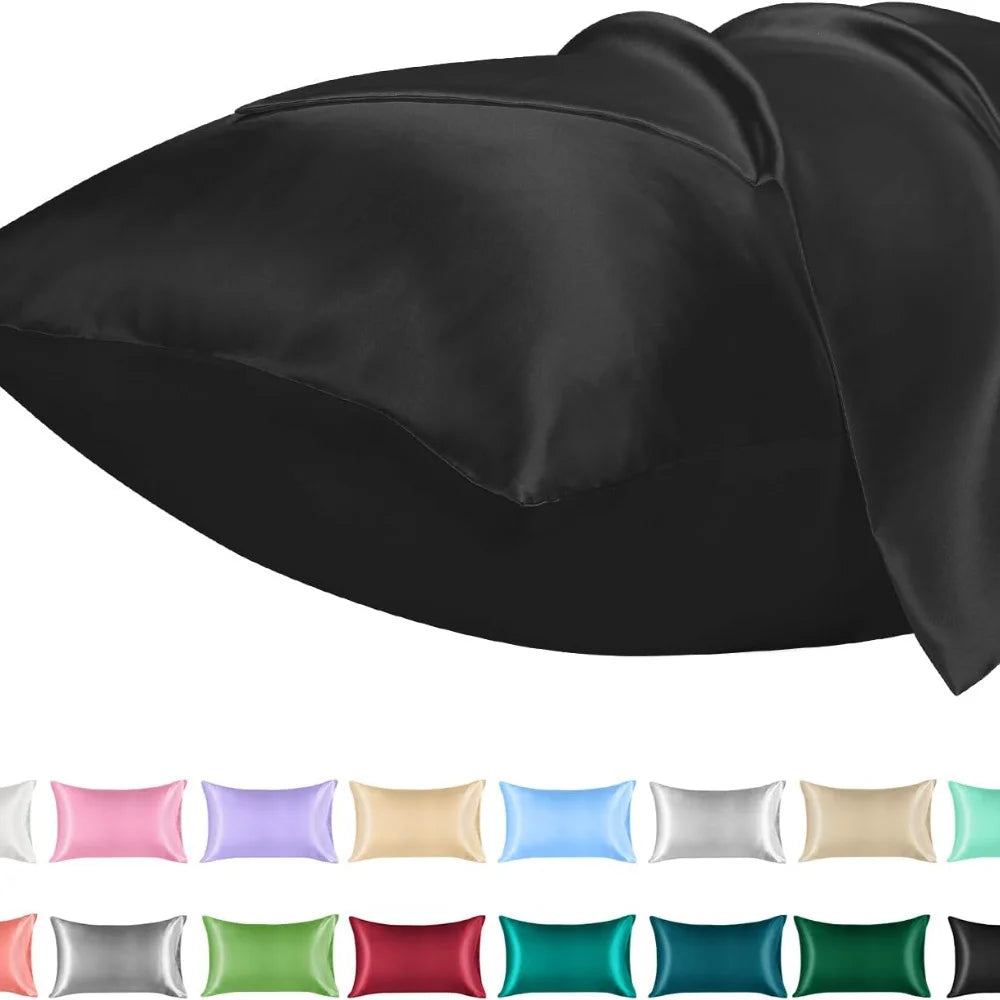 Satin Pillowcase with Envelope Closure, Multiple Sizes