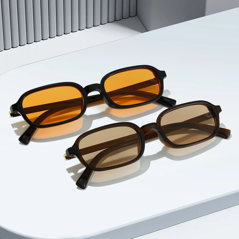 Small Rectangle Sunglasses | Retro Color Options