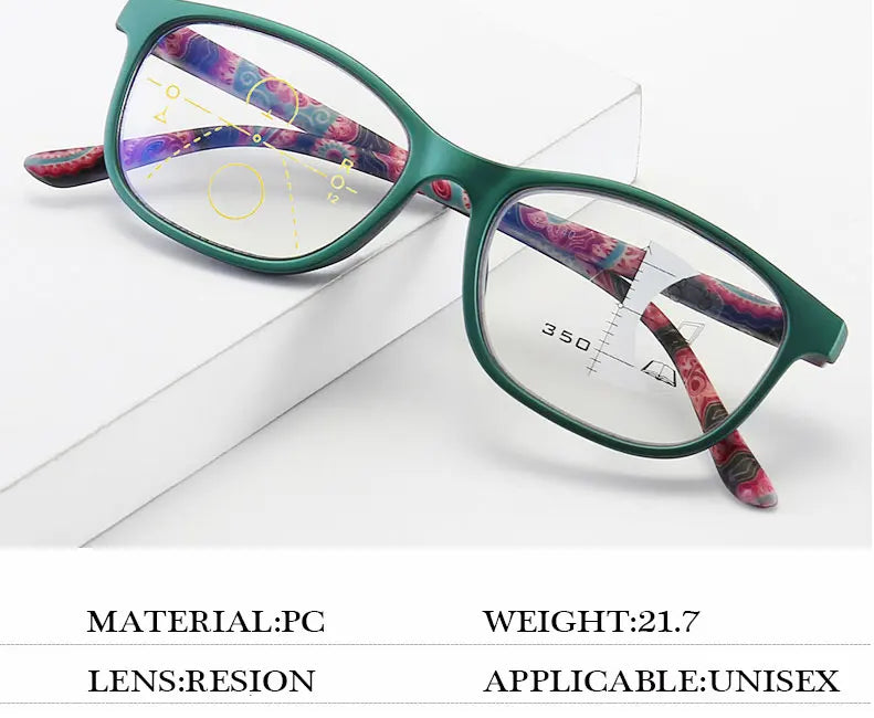 Progressive Multifocal Reading Glasses | +1.00 to +3.50