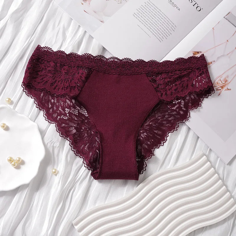 Personalized Crystal Letter Thong | Custom Name Lace Underwear | Unique Gift for Her