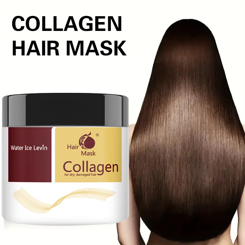 Collagen & Argan Oil Hair Mask – Deep Repair Conditioning for Dry & Damaged Hair | Green Tea Scent