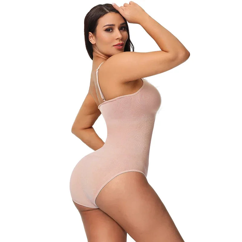 Butt Lift Elastic Bodysuits for Women Tummy Control Shapewear Belly Trimmer Sculpting Body Shaper Compression Slimming Tank Tops