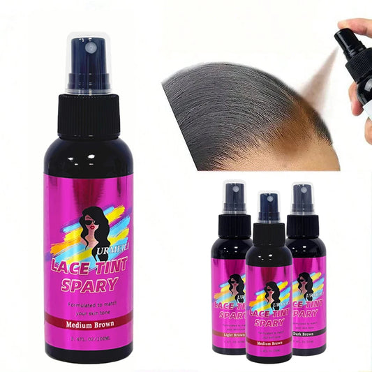 Waterproof Lace Tint Spray & Concealer Mousse – Wig Melting, Edge Control & Lace Blending (100ml)