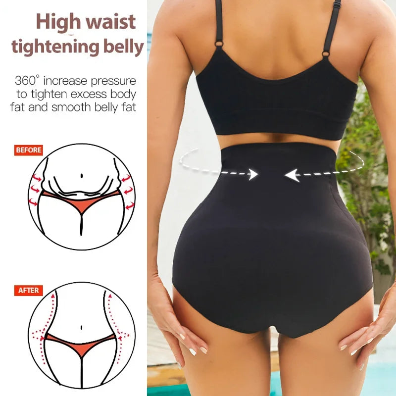 Tummy Control Thong Shapewear – High-Waist Seamless Butt Lifter Panty for Women (M–XL, 3 Colors)