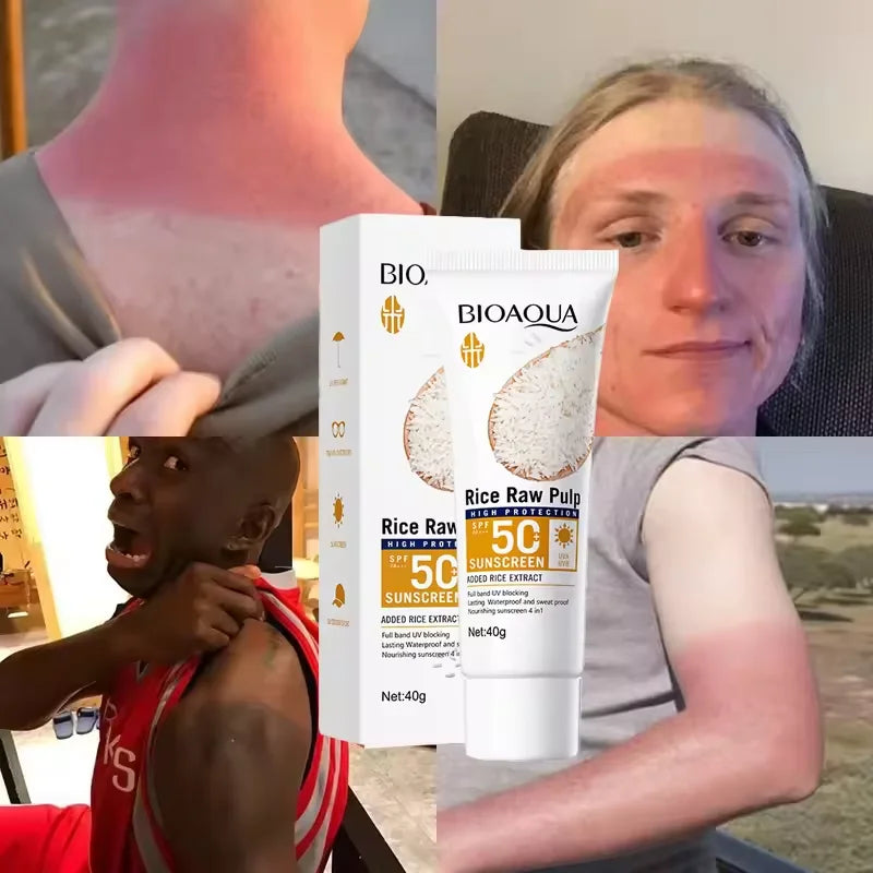 SPF 50+ Facial & Body Sunscreen Cream – Lightweight, Non-Greasy, Long-Lasting UV Protection