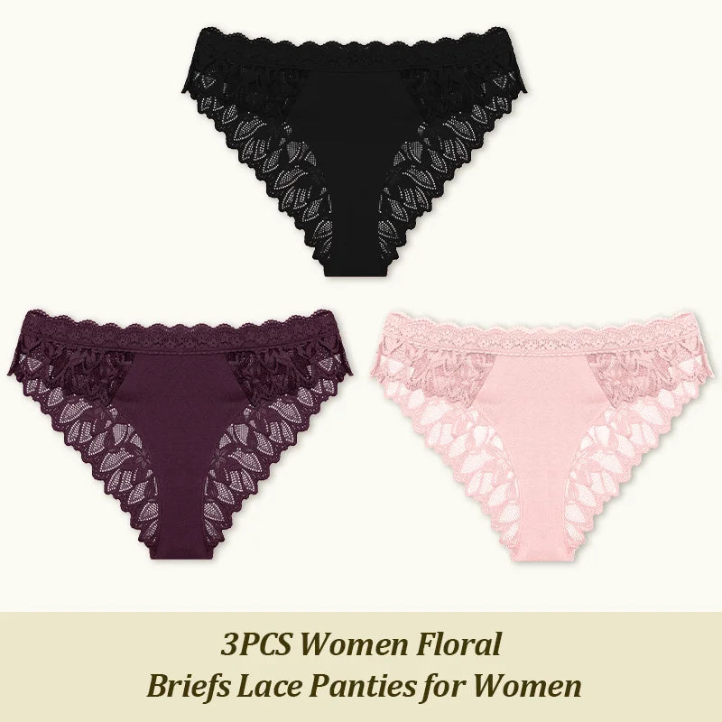 3-Pack Seamless Low-Rise Panties – Ice Silk Bikini Underwear for Women (XS–XL, 16 Color Sets)