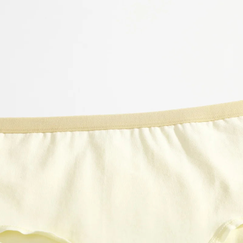 3-Pack Seamless Cotton Brief Panties – Soft Low-Rise Everyday Underwear for Women (S–XL, 8 Color Sets)