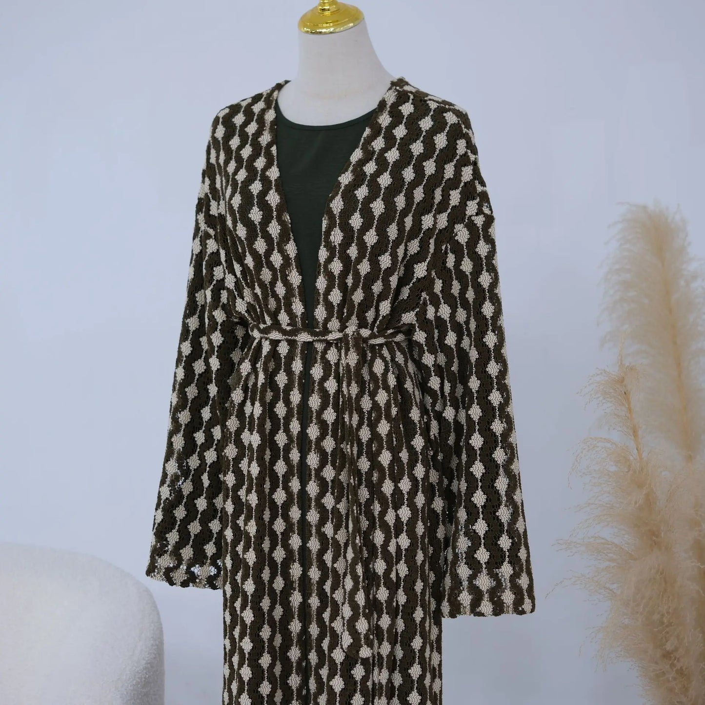 Luxury Dubai Modest Abaya Dress for Muslim Women Eid Islamic Holiday Party Outerwear Elegant Arabic Cardigan Coat Turkey Kaftan