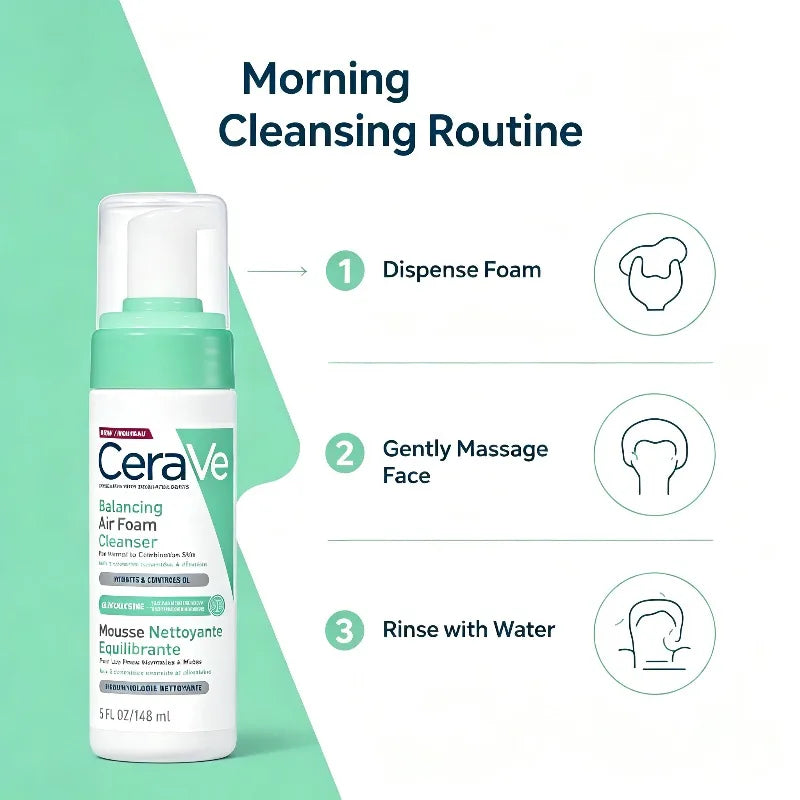 CeraVe Balancing Air Foam Cleanser – 148ml