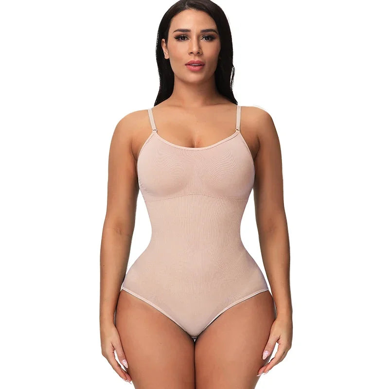 Butt Lift Elastic Bodysuits for Women Tummy Control Shapewear Belly Trimmer Sculpting Body Shaper Compression Slimming Tank Tops