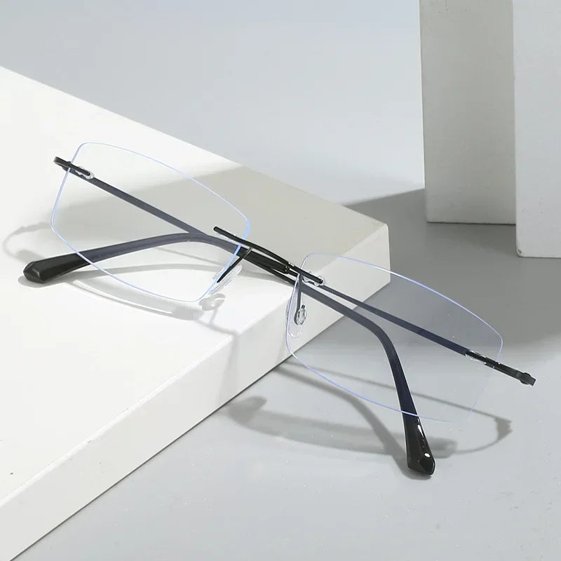 Classic Business-Style Glasses | Myopia Lens Options