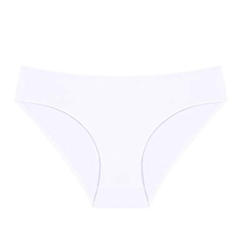 3-Pack Cotton Low-Rise Briefs – Breathable Lace-Trim Underwear for Women (S–XL, 20 Color Sets)