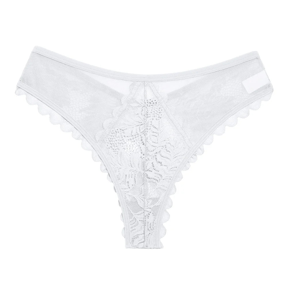 Women's Mesh Lace G-String Thong | Sheer Patchwork Sexy Underwear (S–XL)