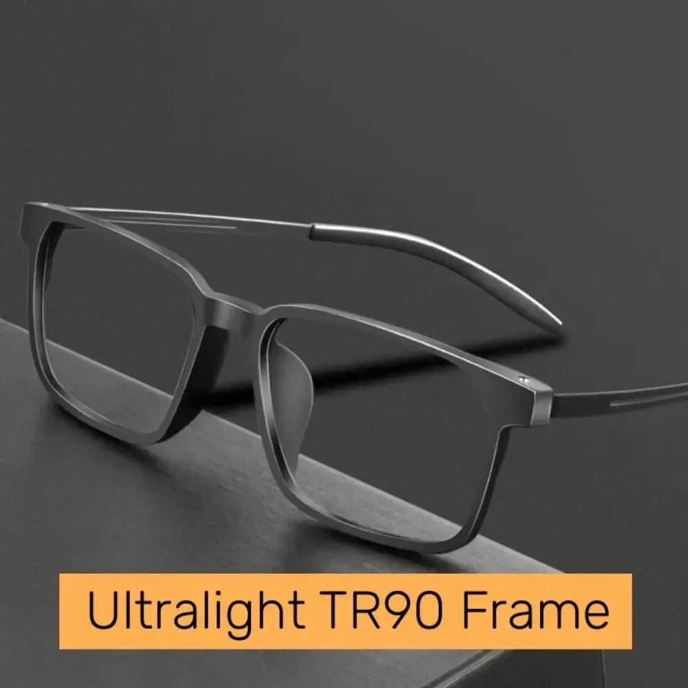 Rectangle Reading Glasses | Black & Matte Black, +1.00 to +4.00