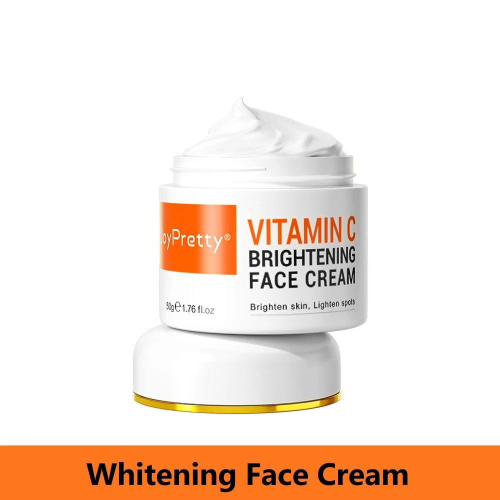 Vitamin C Brightening Skincare Set – Dark Spot Removal, Whitening & Deep Hydration