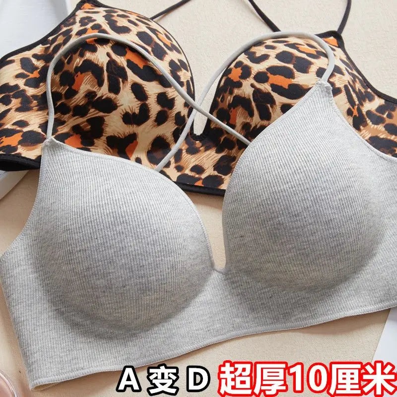 Women's Wireless Push Up Bra – Seamless No Side Fat, Invisible Back