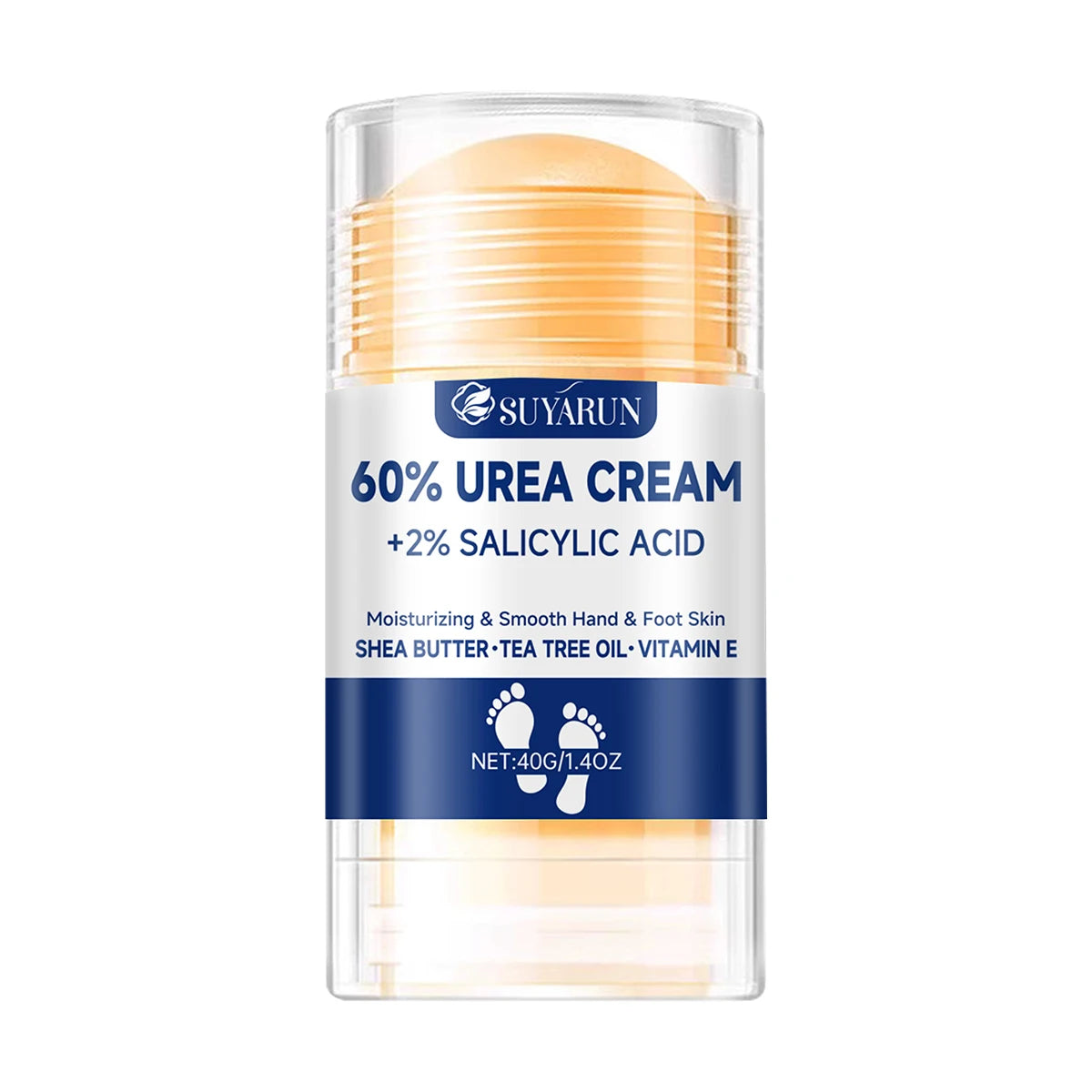 60% Urea Foot Cream Stick – Moisturizing, Exfoliating & Cracked Heel Repair for Dry Feet