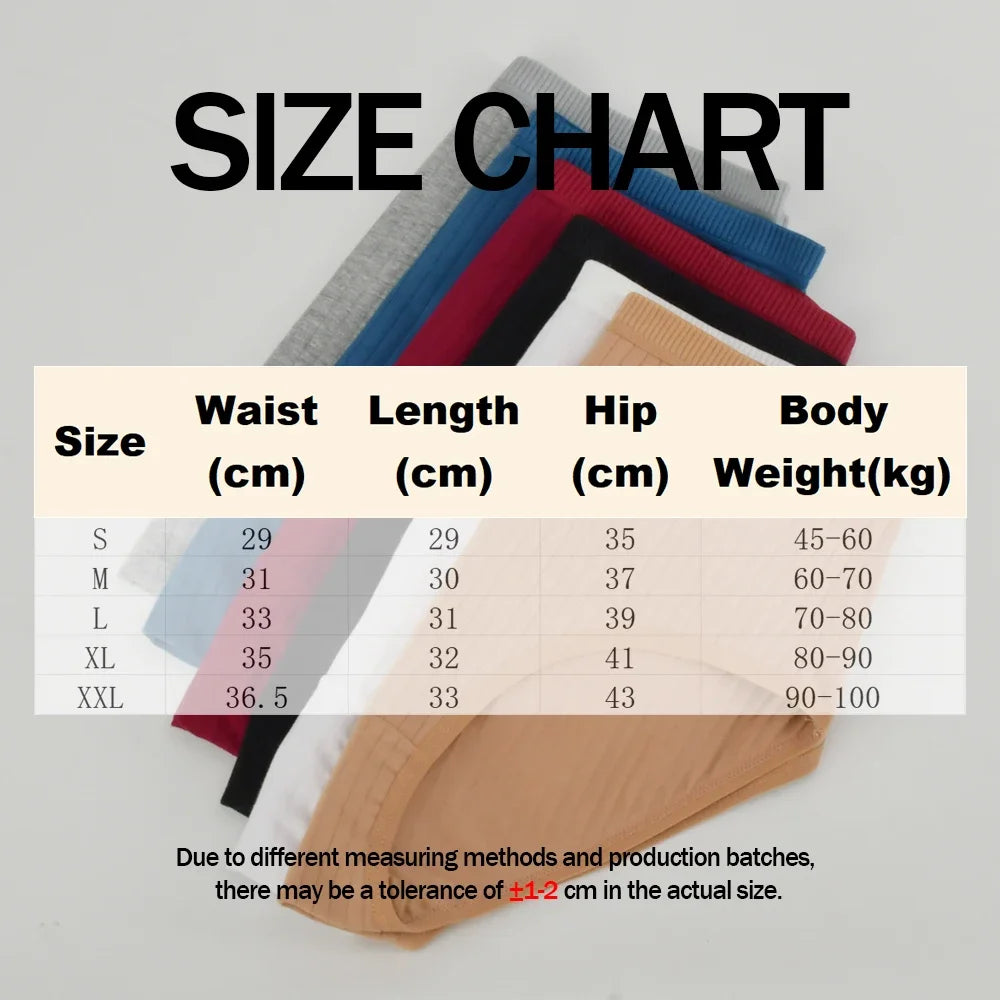 Women's Plus Size Vertical Stripe High-Waist Cotton Briefs | Breathable Soft Underwear (S–2XL)