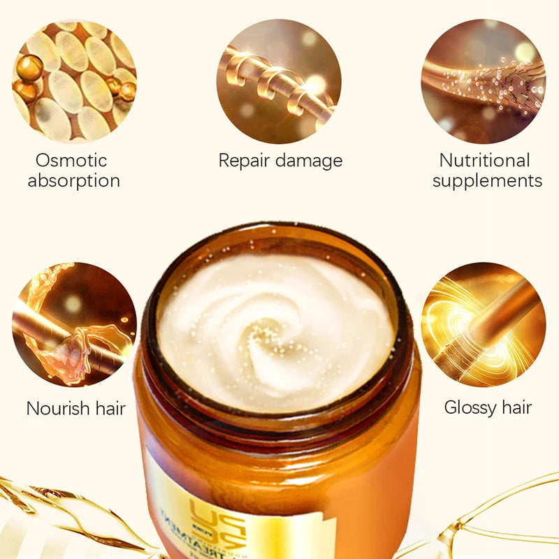 PURC Magical Hair Mask with Argan Oil 120ml – Repair Dry, Frizzy & Damaged Hair