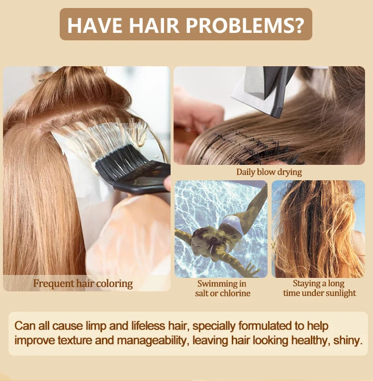 PURC Magical Hair Mask with Argan Oil 120ml – Repair Dry, Frizzy & Damaged Hair
