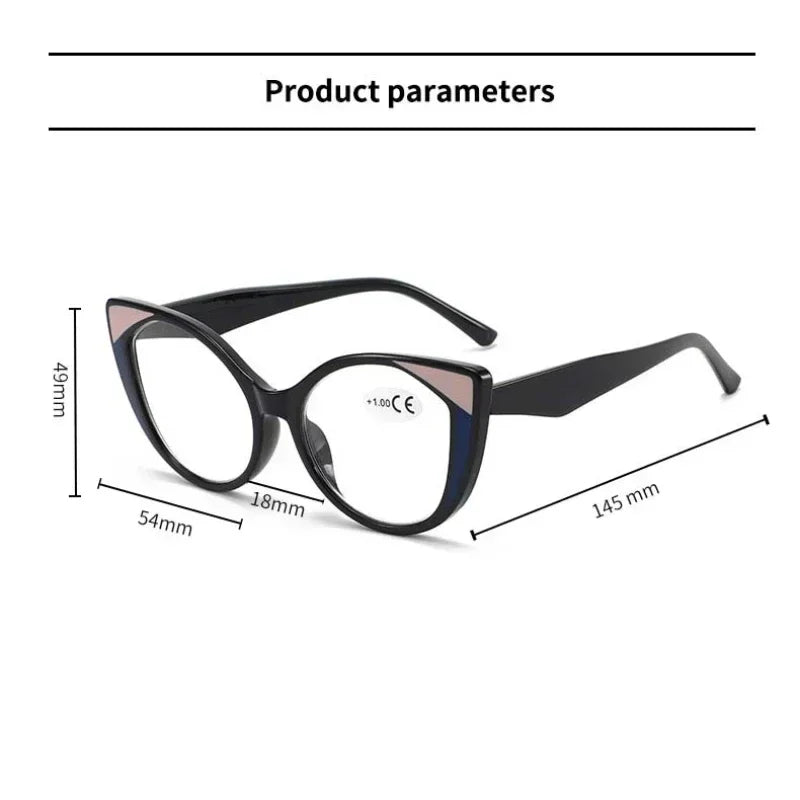 Cat-Eye Photochromic Myopia Glasses | Five Frame Colors