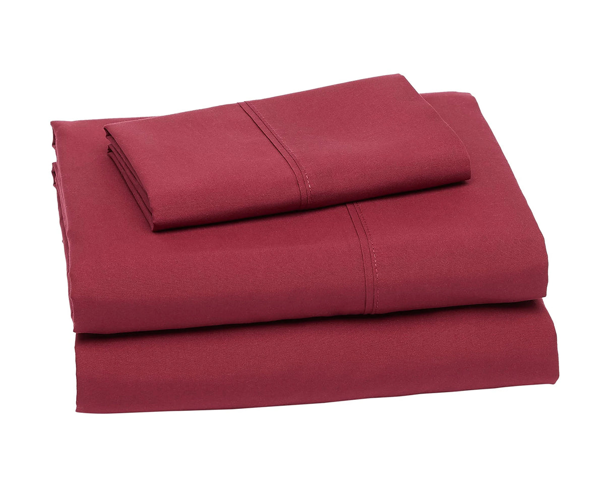 4-Piece Microfiber Sheet Set with Deep Pocket Fitted Sheet