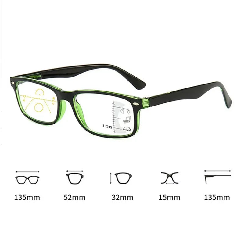 Retro Unisex Reading Glasses | Color Options, +1.00 to +3.50
