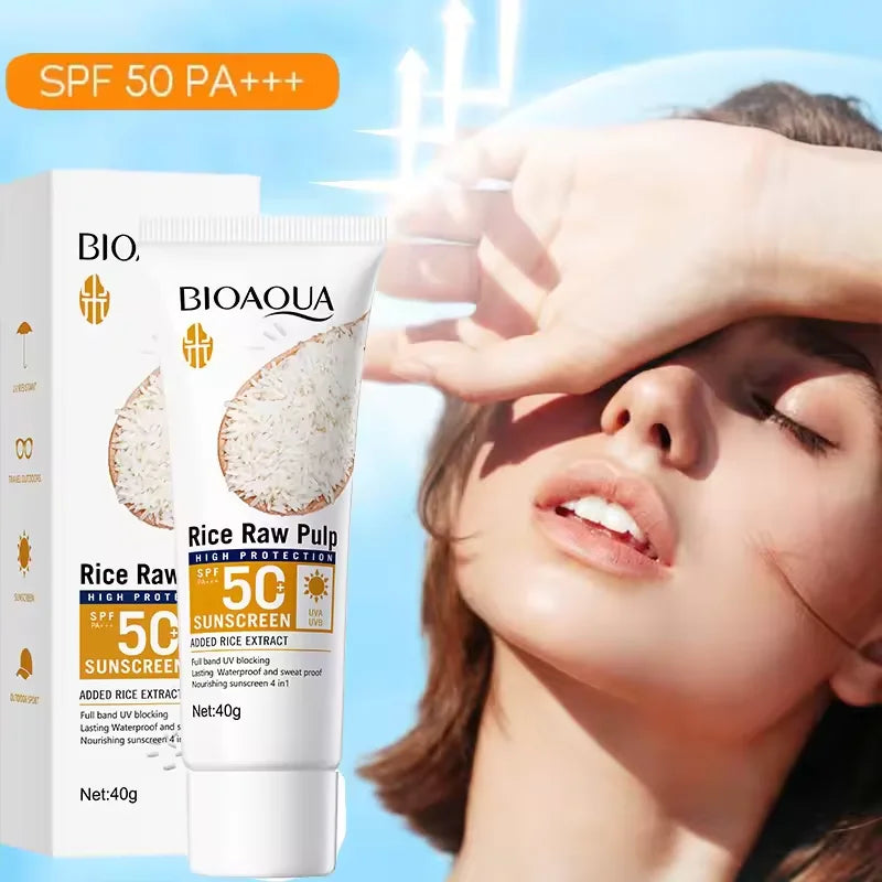 SPF 50+ Facial & Body Sunscreen Cream – Lightweight, Non-Greasy, Long-Lasting UV Protection